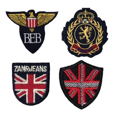 China 3D embroidery wholesale custom military uniform patches 3d with best price for sale