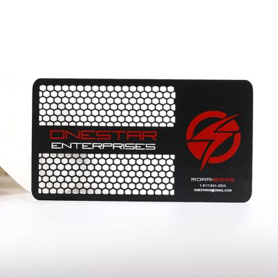 China Europe Customized Made in China Wholesale High Quality Blank Metal Credit Stainless Steel Business Card Matt Black With Logo for sale