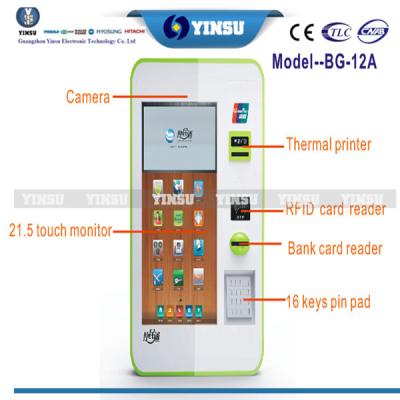 China Easy Operate ATM Machine Kiosk Camera Thermal Printer With RFID Card Reader for sale