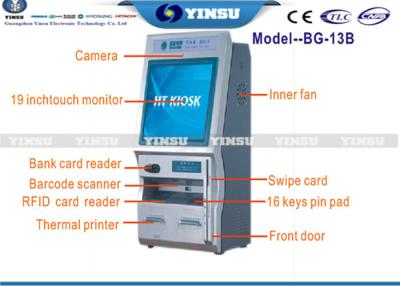 China Coupon Cash Recycling Machine / Ticket Dispenser Kiosk Wireless A4 Printer for sale