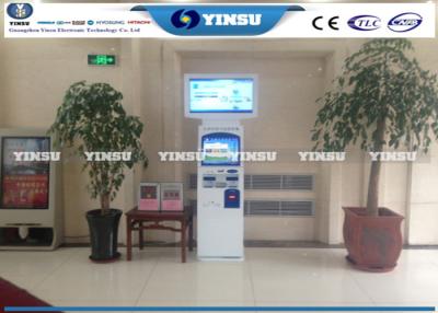 China Payment Kiosk Machine / Airport Self Service Kiosk Terminal Optional Color for sale