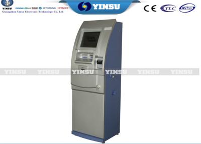 China ID Card Reader Payment Kiosk Machine For Transportation , Cash In And Out for sale