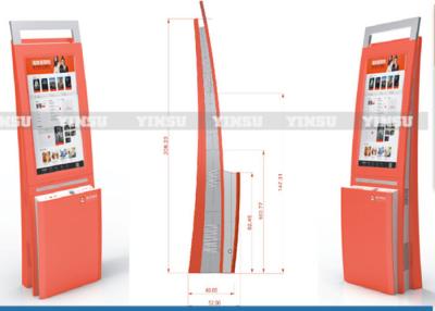 中国 レストランのデジタル ビデオ金銭出納係機械/表記は42インチのタッチ画面を表示します 販売のため