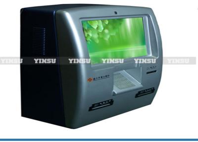 China Custome Logo Ticket Dispenser Kiosk / Wireless Queue Management System for sale