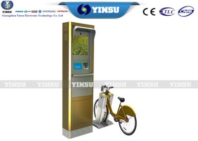 China Elektronische Verschluss-Fahrrad-Dockingstations-Farbe im Freien für öffentlichen Transport zu verkaufen