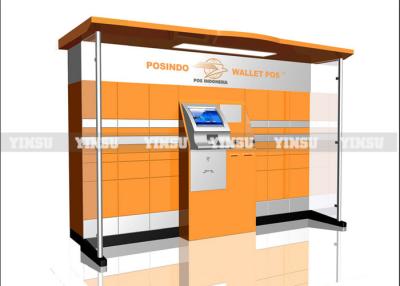 China Convenient Express Cabinet Outdoor Advertising Kiosk High Precision And Durability for sale