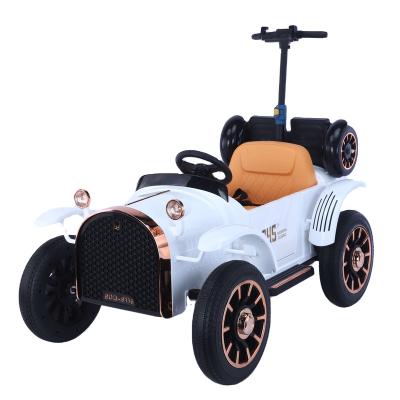 China Ride On Toy Children's Toys Cool Car Retro Style Transport Car Electric Remote Control Tool Dual Drive for sale