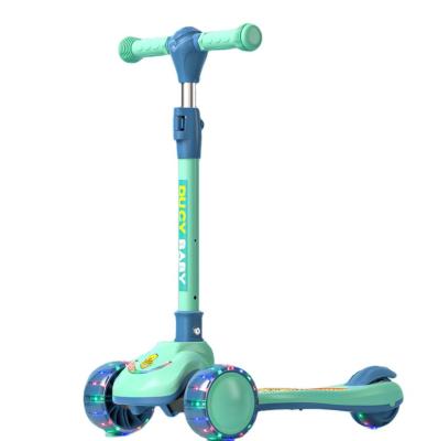 China Children's Toy Scooter Music and Lights 3 in 1 Children's Toy With Brake With Outside Sliding Push Rod Plastic Toys for sale