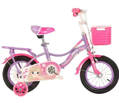 China Sports Kids Bike Popular Model Plating Bike Customizable 90 Inch Assembly 12 14 16 18 20 Baking Varnish Girls Kids Bike for sale