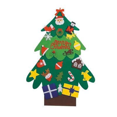 China Felt Christmas Decoration Kid Christmas Gift Felt Christmas Tree 3d Felt Christmas Tree for sale