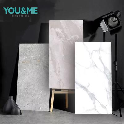 China Big Slab Carrara white marble 900x1800mm flooring tiles glossy polished tile for sale