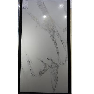 China 600x1200 Carrara White Golden Vein Tiles Glazed Polished Porcelain Floor Tiles for sale