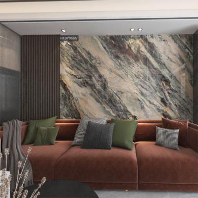 China Ceramic Floor and Wall Tiles Factory High Quality Glossy Surface Glazed Polished Full Body Marble Luxury Series 90*90 Grey Hotel for sale