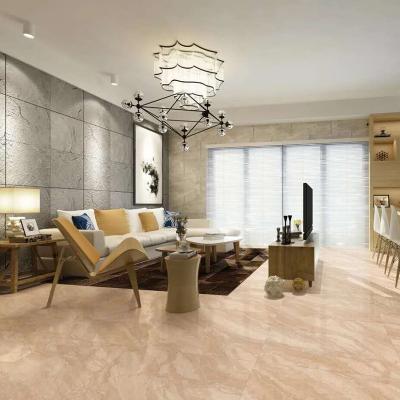 China Ceramic Factory Best Price Yellow Polished Glazed Porcelain Tile Flooring For Concrete Floor for sale