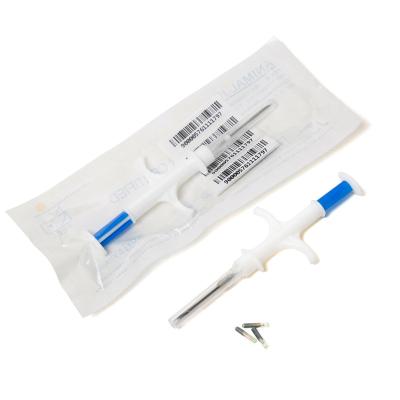 China Animal ID Chip 2.12x12mm ISO FDX-B Animal ID Microchip Syringe for sale