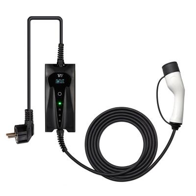 China Ev Charger Level 2 With 16A 32A Movable 3.5KW 7KW 11KW Fast Portable Charging Station For Vehicle Car TSD-EV16301EU for sale