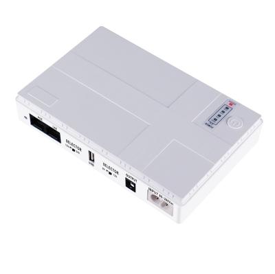 China Networking Mini UPS For Portable Wifi Router 5V 9V 12V 15V 24V DC POE With Battery for sale