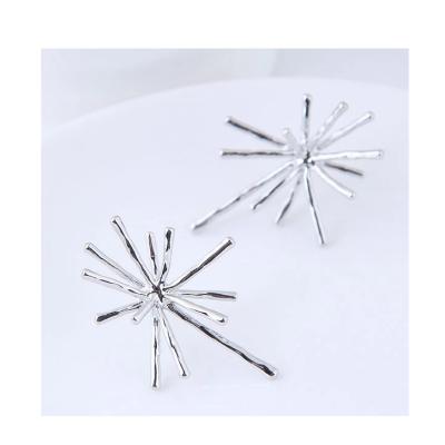 China Best Selling Vintage Alloy Design Earrings Banquet Temperament Geometric Earrings for sale