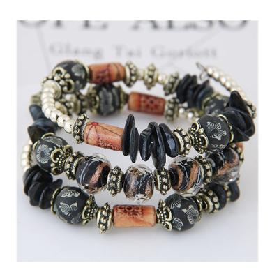 China BOHEMIA The Latest Personality Multilayer Winding Bohemian Ocean Shell Bangle Bracelet for sale