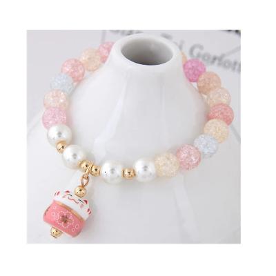 China BOHEMIA Wholesale Price Lucky Cat Glass Bead Bracelet Holiday Gift Girl Colorful Ceramic Bracelet for sale