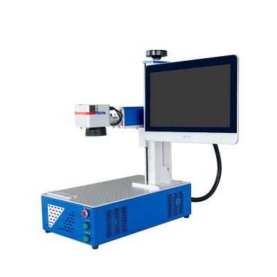 China Fiber Laser Marking Systems 20W CE Certified Desktop Mini for sale