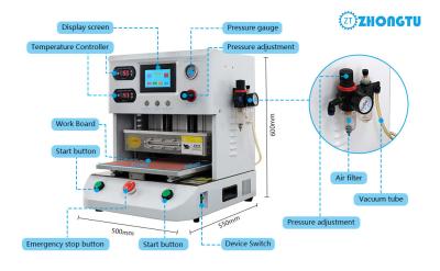 Κίνα Εικονική οθόνη PLC Oca Vakuum Machine για επισκευή οθόνης LCD προς πώληση