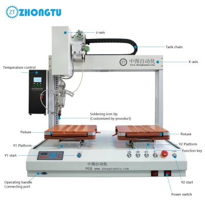 Cina Macchina di saldatura automatica professionale con accurato meccanismo di alimentazione dello stagno in vendita