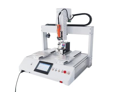 China Fully Automatic One Head Double Station Automatic Screw Locking Machine of Fasteners Making Robot for sale