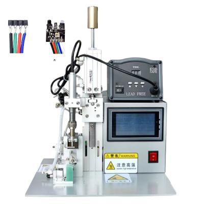 China Touch Panel Semi Automatic Soldering Machine for Robot Pedal USB / LED Bulb Assemble for sale