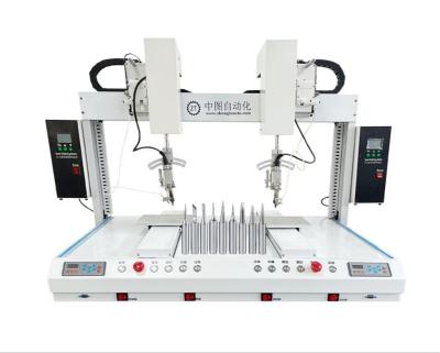 China PLC Control System Safe and Lead-free Automatic Soldering Machine for Environmentally Friendly Working Environment 65kg for sale