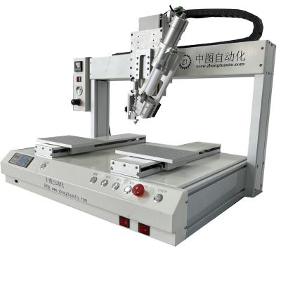 China Epoxyhars AB lijm Automatische dispenserende machine Banktop type Voor PCB Te koop