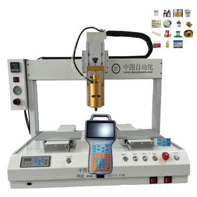 China Hot Melt Glue Automatic Dispensing Machine Desktop Glue Dispenser Robot zu verkaufen