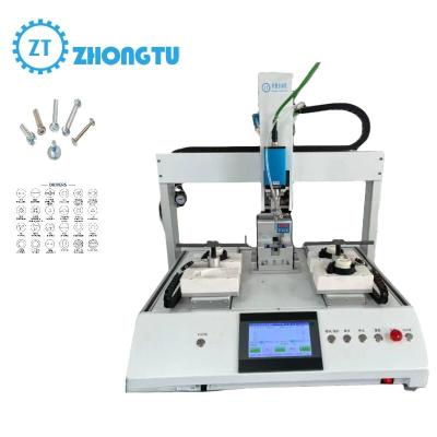 China Máquina automática de aspiración al vacío de tipo de bloqueo de tornillos máquina de fijación de tornillos máquina de destornillador CNC con alimentador para el tornillo sin cabeza en venta