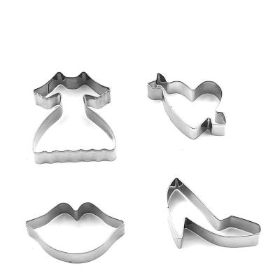 China 2021 New Arrival Stocked Hot Sale Halloween Cookie Cutter Forms Stainless Steel Cake Cookie Molds Baking Set for sale