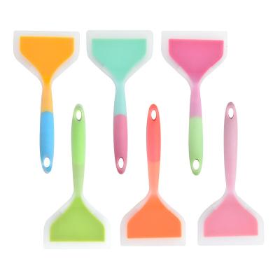 China Stored All In One Non Stick Silicone Spatula Wide Spatula For Baking Turner Fried Egg Steak Pancake Shovel for sale