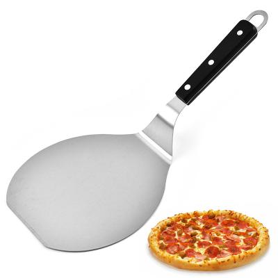 China Metal Stocked 8 Inch 10 Inch Square Pizza Shovel Pizza Peel Thick Aluminum Pizza Skin Kitchen Tools for sale