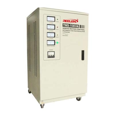 China SVC AC Voltage Regulator 15KVA TNS-15KVA Three Phase AC 10Kva Automatic Voltage Regulator for sale