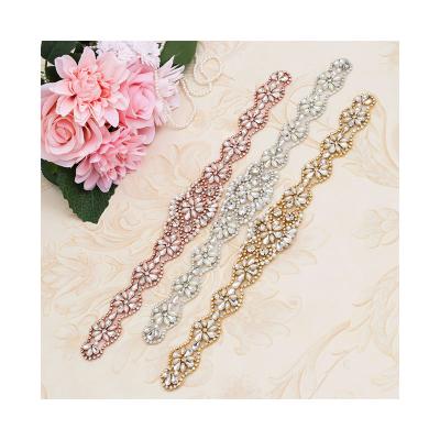 China Popular Costume Jewelry Crystal Cup Rhinestone Applique Trimming for sale