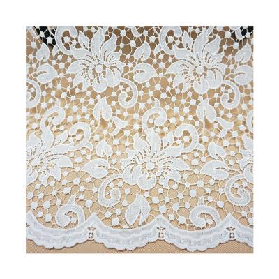 China Other Lace Accessories Embroidered Water Soluble Lace Fabric for sale