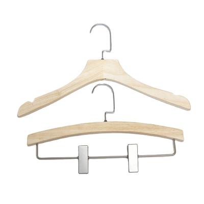 China Wholesale Contemporary Men's Style Non-slip Coat Wooden Coat Hanger With Bar for sale