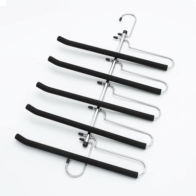 China Transitional Space Saving Jean Hangers Scarf Holder Closet Pant Hangers Space Saver for sale