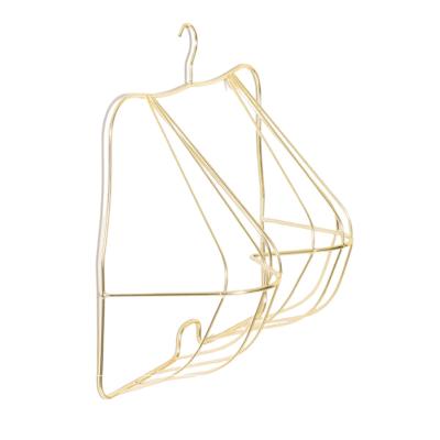 China Eco-friendly Adult Metal Hanger Swimsuit Lingerie Store 3D Half Body Bikini Underwear Bra Display Rack Metal Hanger/Save Metal Hanger for sale