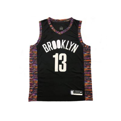 China Men's Brooklyn Henry Harden Black Fast Break Basketball Jersey City Edition Swingmans Antibacterial for sale