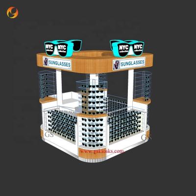 China mall retail custom glasses display kiosks can be customized for sale