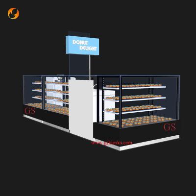 China nice top end lighted donut kiosk displays 1.5m from 4570m for sale