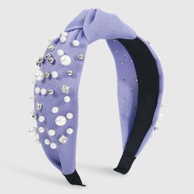 China Girl Woman Party Festival Accessories Designer Hand Sewn Easter Luxury Bling Headbands for Women Accessories Headbands for sale