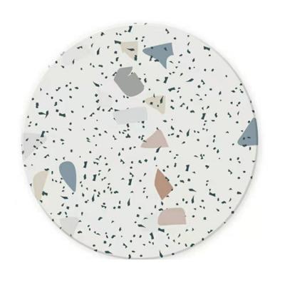 China Best Price Sustainable Trade Assurance Cheap Ceramic Terrazzo MDF Advertising Coaster for sale