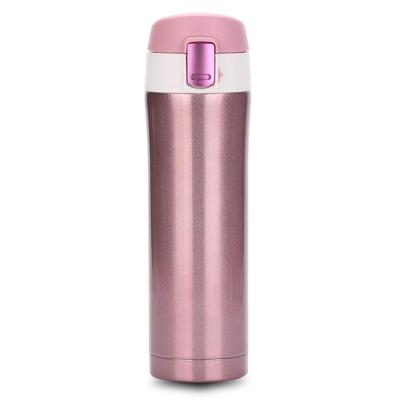 China zhenzhi Stocked Vacuum Insulated 16OZ Stainless Steel Double Walled Thermos Bottle, Drinks 12 Hours HOT&COLD (Lavender Pink) for sale