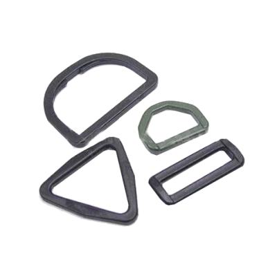 China Plastic D-Rings Plastic Belt Buckle for sale