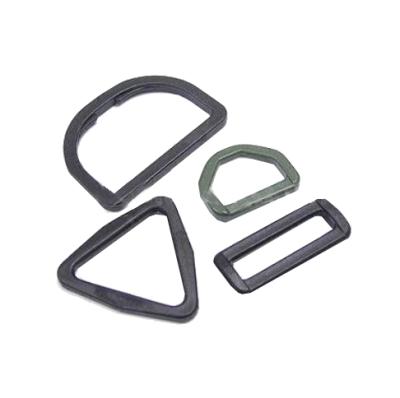 China Custom Plastic D-Rings Plastic Belt Buckle for sale